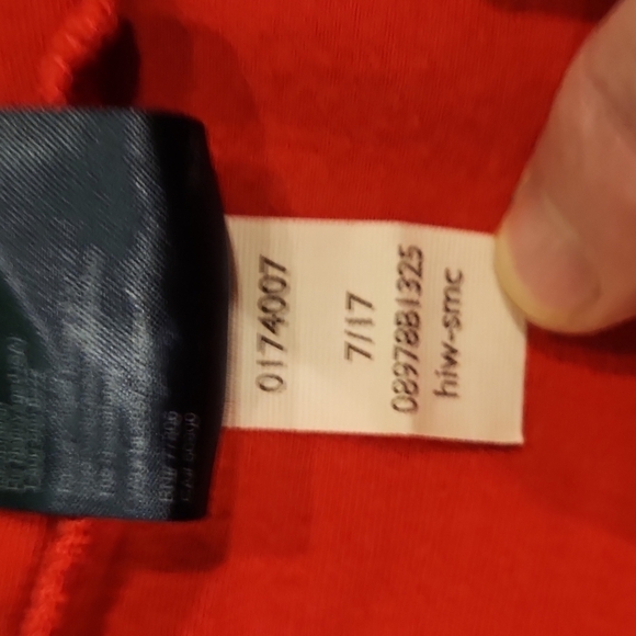 Tommy Hilfiger Red Classic Custom Fit Polo Shirt - Picture 7 of 9